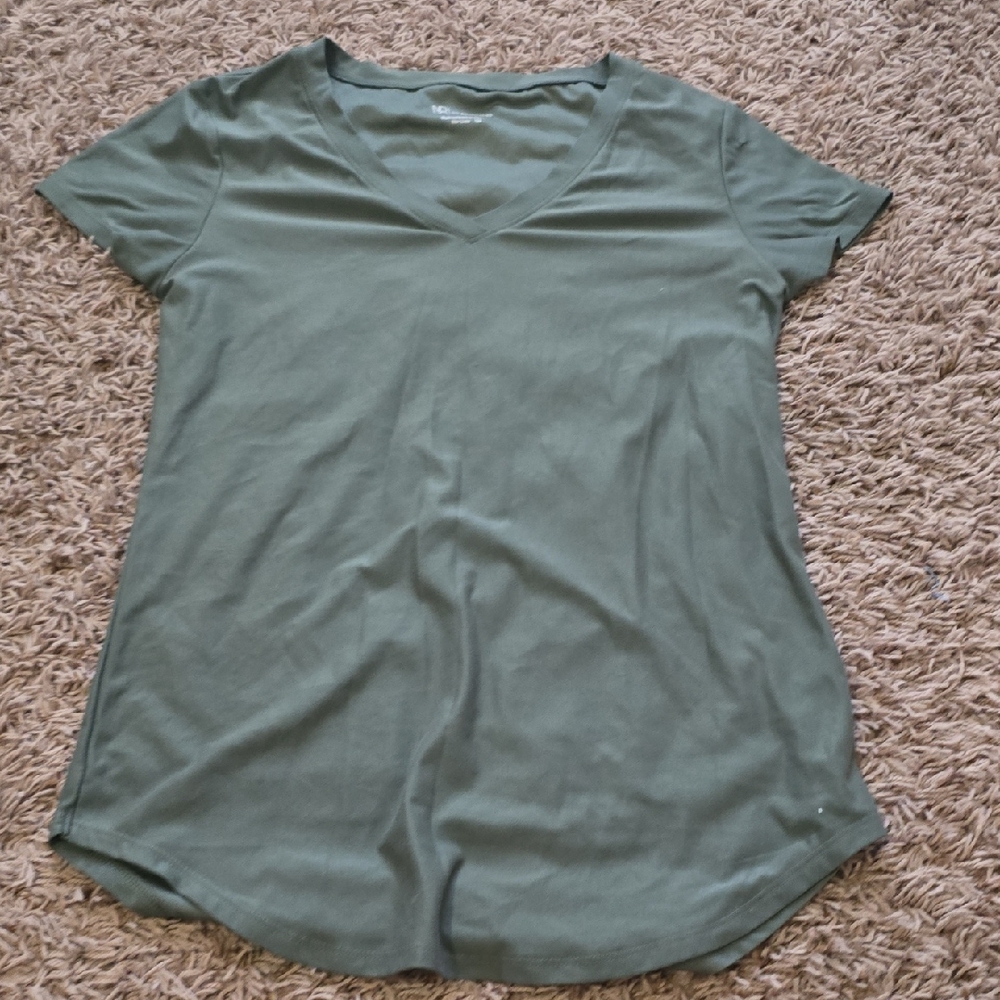 No Boundaries Fitted Green Short Sleeve T-Shirt